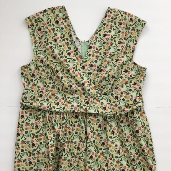 Retro Licious Women’s Dress Christmas Print Green Multicolored Size 2X - Picture 10 of 12